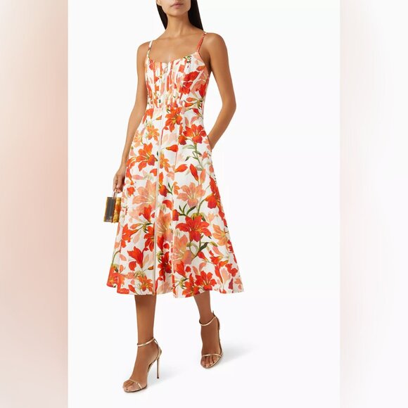 Zimmermann Dresses & Skirts - Zimmermann Tranquillity floral linen midi dress